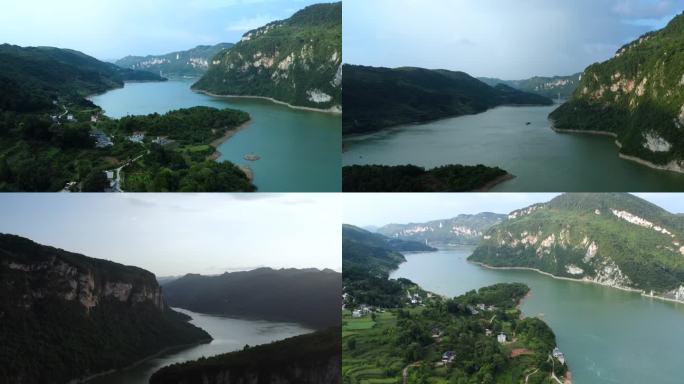 峡谷河流的壮丽景色 乌江 大河 山河