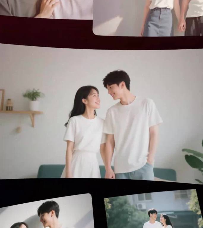 【原创无插件】AE模版情侣竖版手机模版