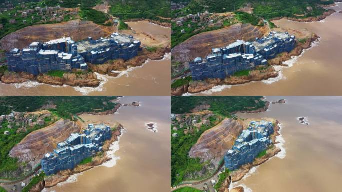 海边悬崖酒店，温岭石塘曙光湾高端酒店