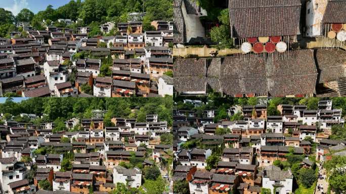 美丽乡村 婺源 篁岭 晒秋 丰收