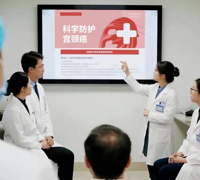 医生讲解宫颈癌防治知识