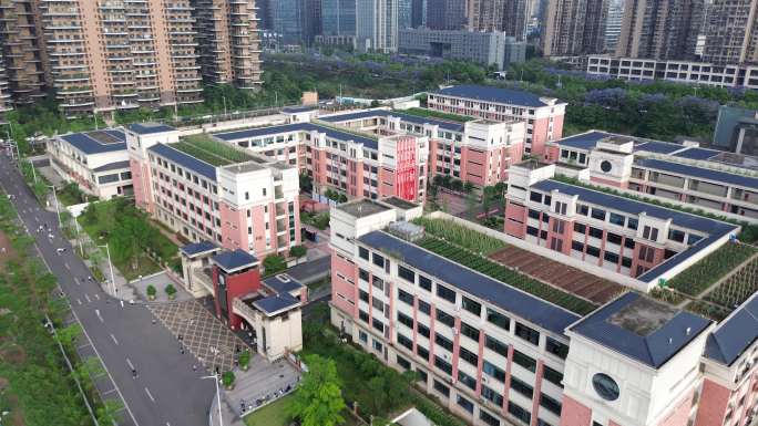 学校教学楼校园环境