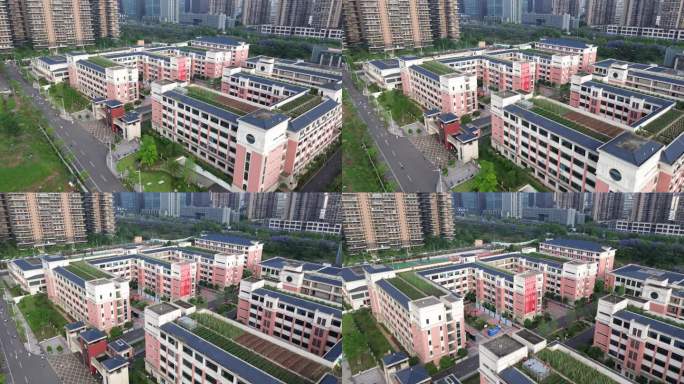 学校教学楼校园环境