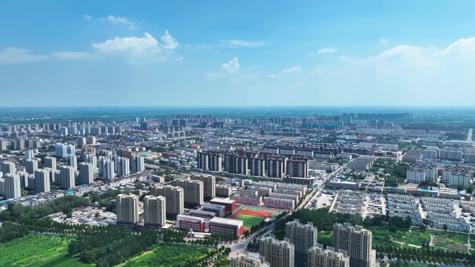 阳谷全景航拍