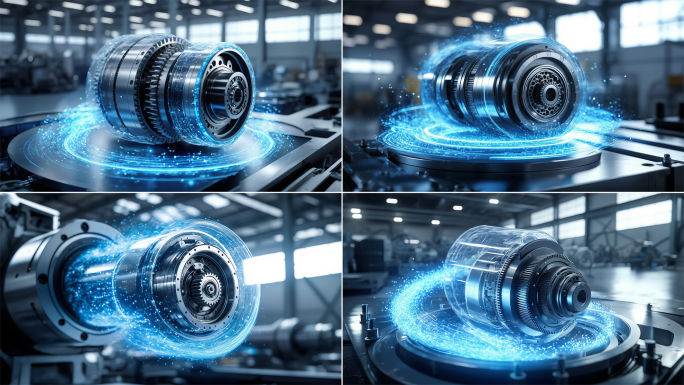 【合集】科技机械精密工业齿轮粒子特效合集