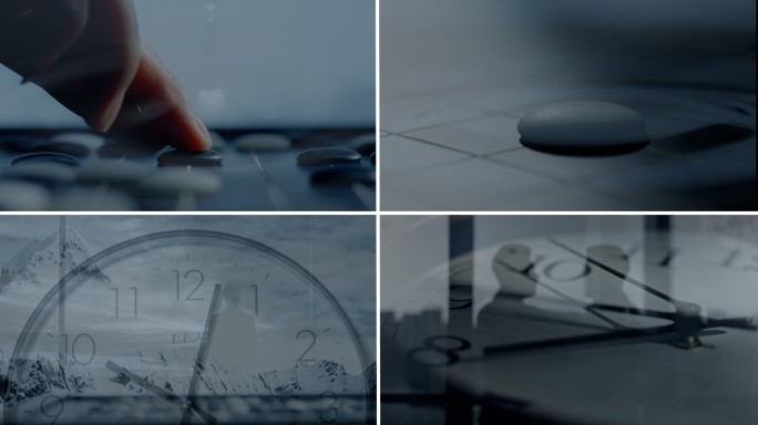 围棋 博弈 商务人士思考