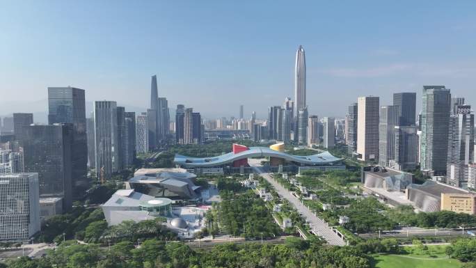 深圳城市天际线航拍