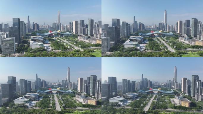 深圳城市天际线航拍