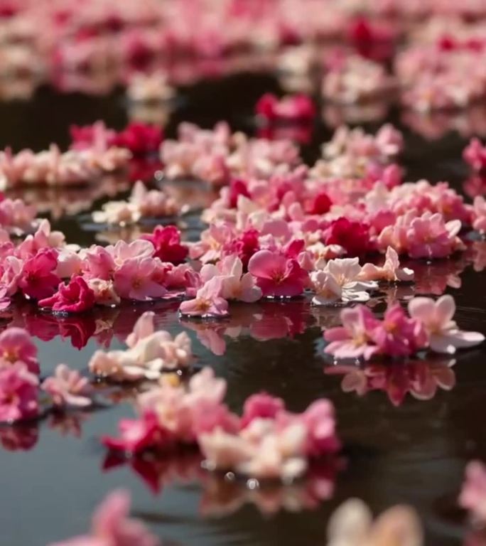 落花流水意境