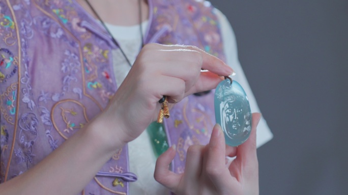 玉器直播间玉器首饰直播带货美女电商直播