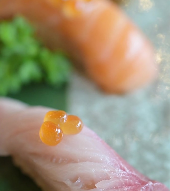 寿司餐厅。日本料理