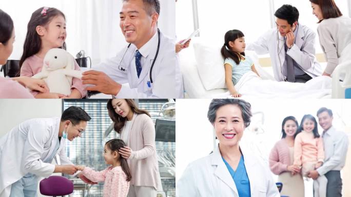 医生关爱儿童健康成长