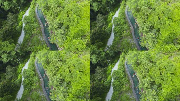 河池龙江第一湾水渠漂流探险之旅