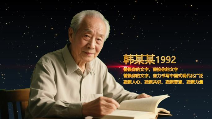 粒子时间线照片展示模板