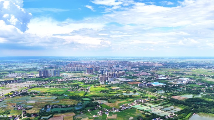 【4K原创】汉寿 汉寿城市大景 乡村振兴