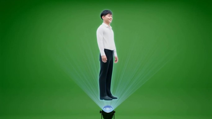 全息投影人物演示