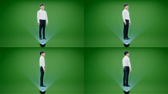 全息投影人物演示