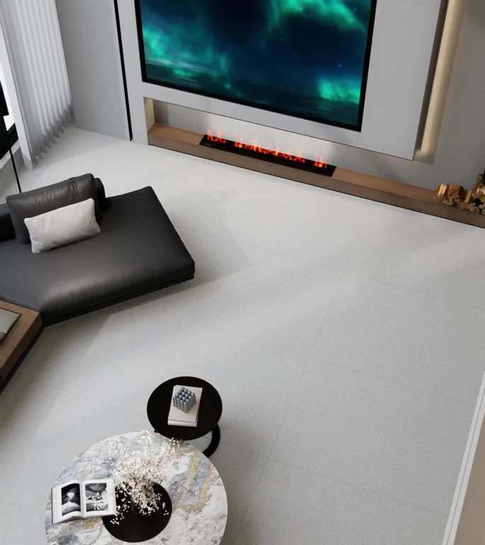 别墅简约中空客餐厅