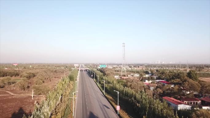 托克托县工业园区城市地标景观航拍