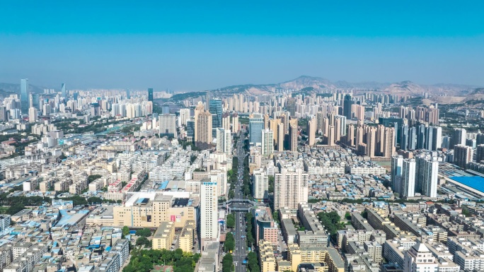 兰州城市航拍延时