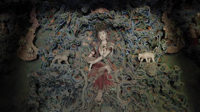 4k 隆兴寺摩尼殿特写