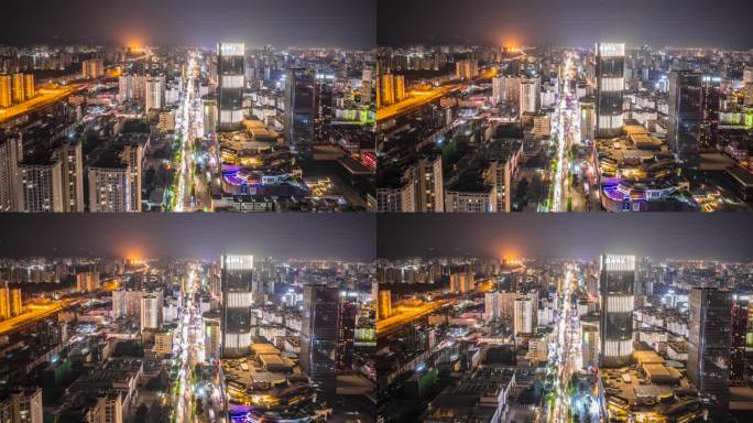 兰州中心夜景延时