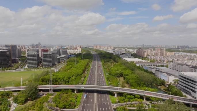 苏州工业园区总部基地 城市天际线航拍鸟瞰