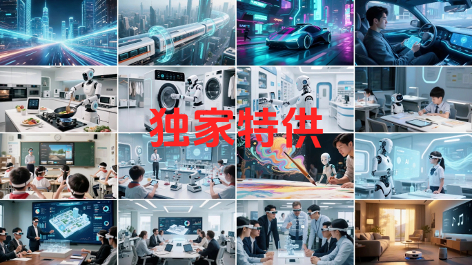 科技AI人工智能未来生活智慧技术创新数据