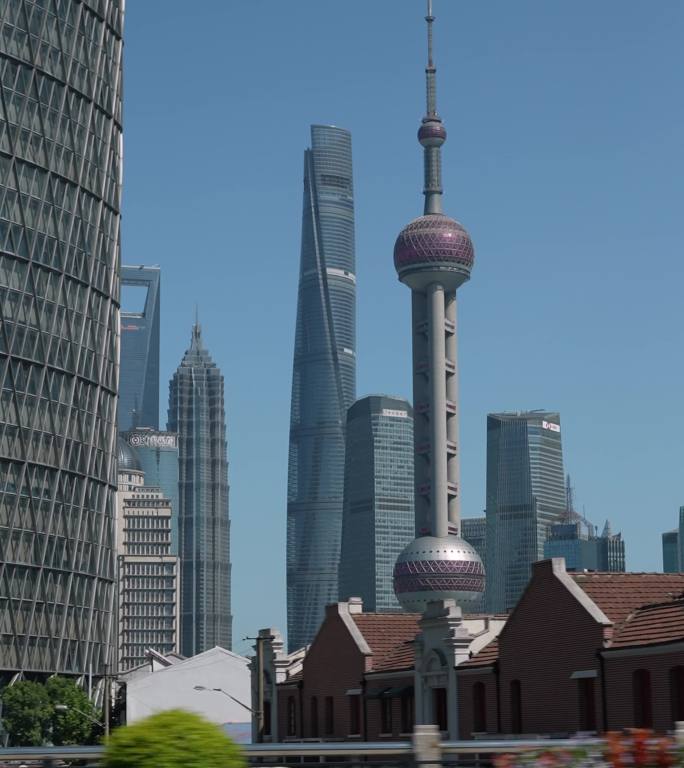 上海陆家嘴金融区城市风光_移动