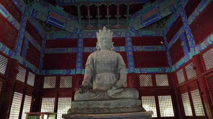 隆兴寺明代铜铸双面佛