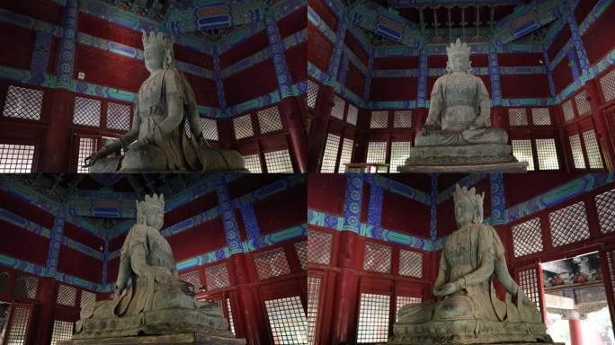 隆兴寺明代铜铸双面佛