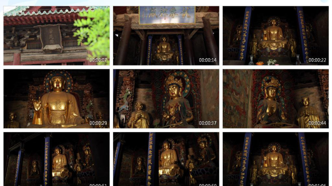 隆兴寺摩尼殿佛像