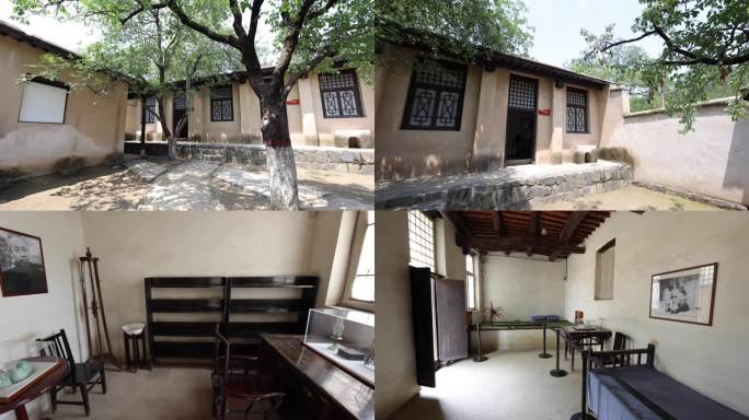 4k 西柏坡董必武居住旧址