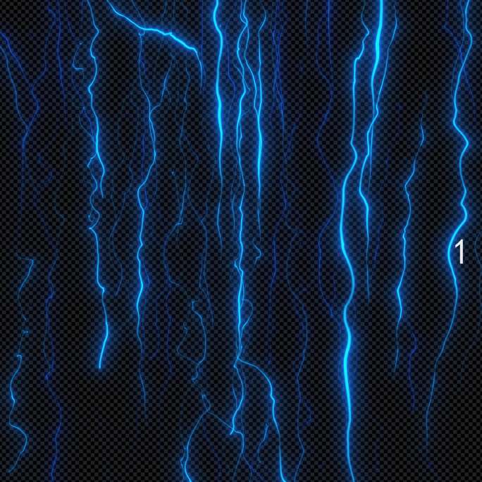 2个4k科技线条流动动态贴图AE制作文件