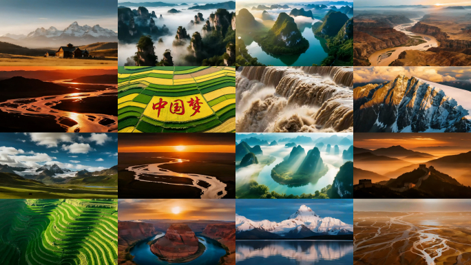 祖国大好河山壮丽自然风光集锦