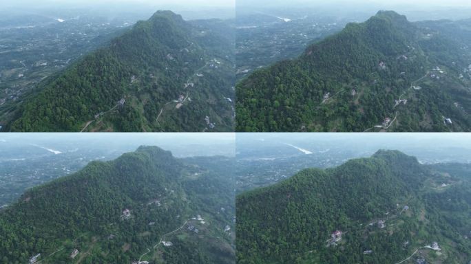 航拍大山