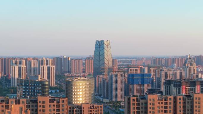 新乡城市风光航拍