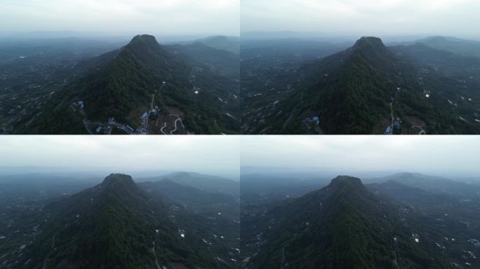 航拍大山