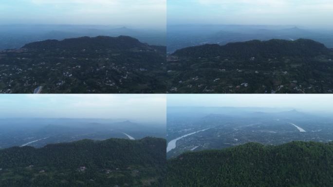 航拍大山
