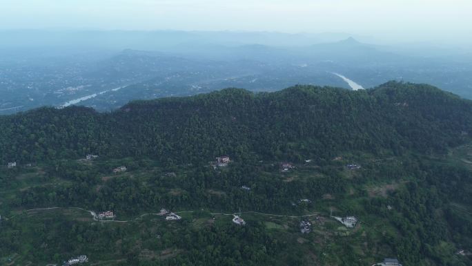 航拍大山