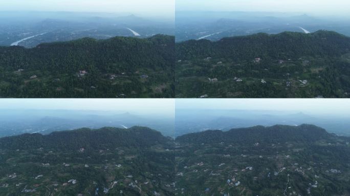 航拍大山