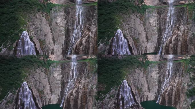 新乡 宝泉 峡谷 河流 山峦