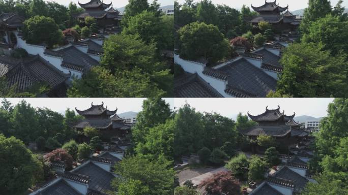 古风园林盆栽小景