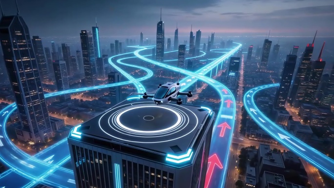 无人机空中交通导航网络