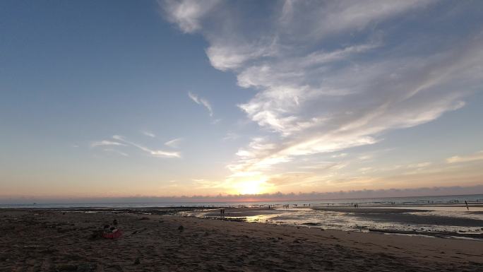 海滩日出延时