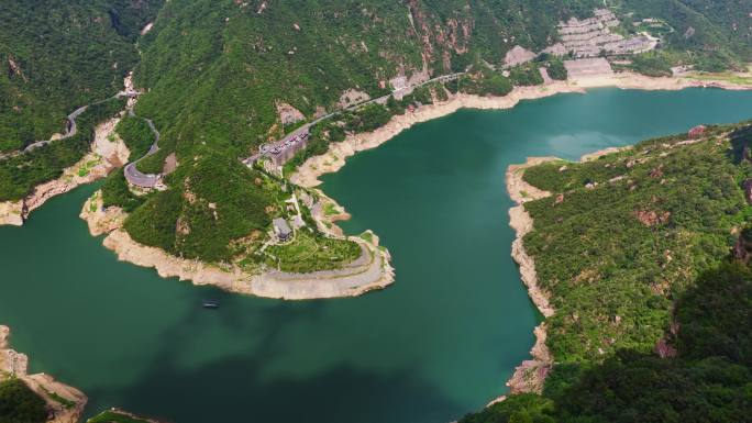 新乡 宝泉 峡谷 河流 山峦
