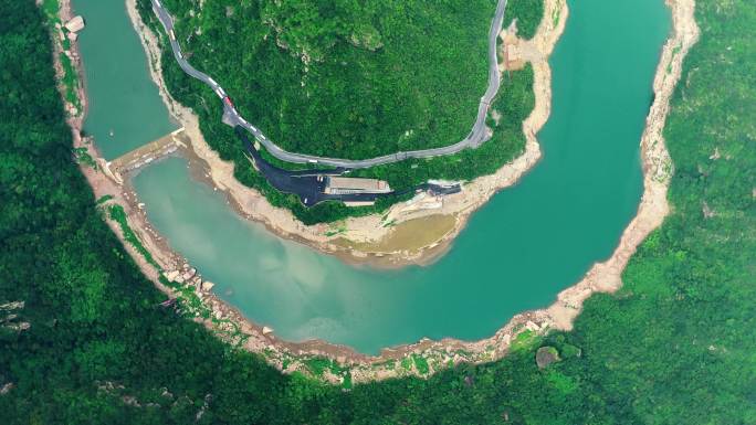 新乡 宝泉 峡谷 河流 山峦