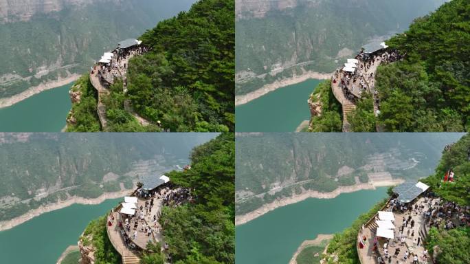 新乡 宝泉 峡谷 河流 山峦
