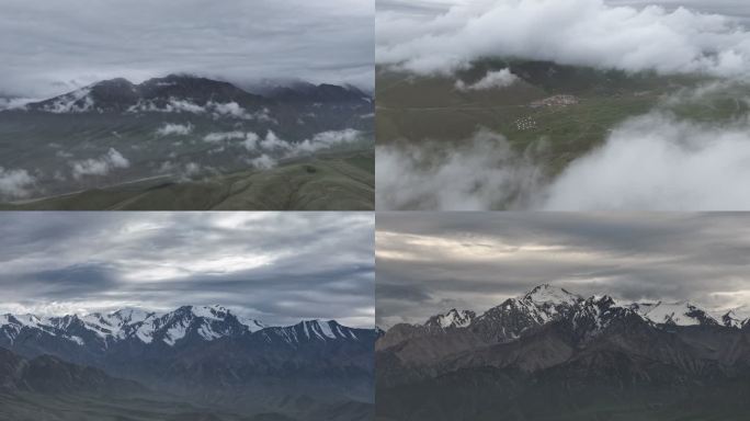 云雾缭绕的和田昆仑山景区