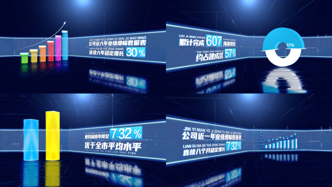 科技感数据分析展示